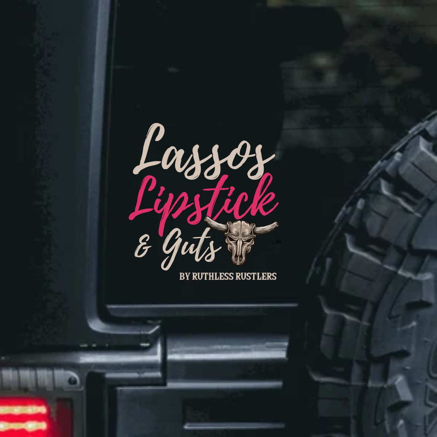 Ruthless Rustlers UV DTF Stickers