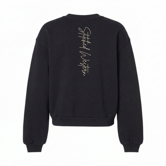 COTTON OUATÉ STITCHED WESTERN | Noir