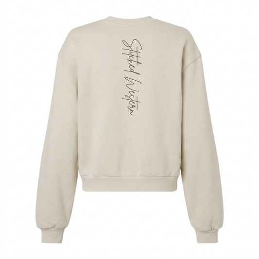 COTTON OUATÉ STITCHED WESTERN | Crème