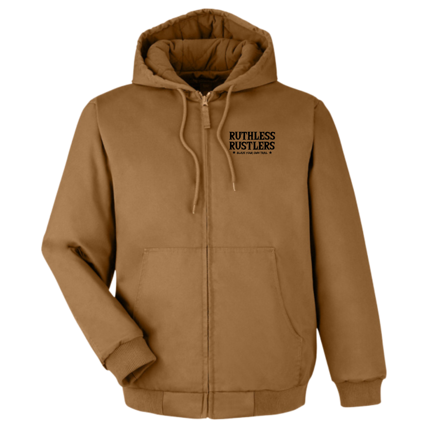 RR Heavyweight Hooded Full-Zip Jacket | Brun Canard