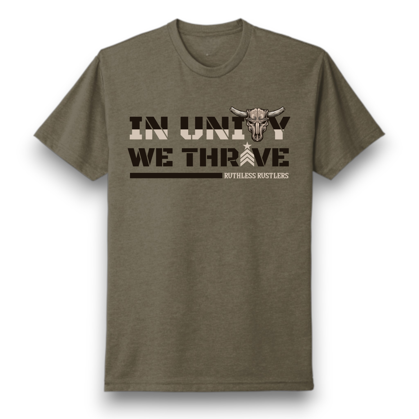 Ruthless Rustlers In Unity We Thrive T-Shirt