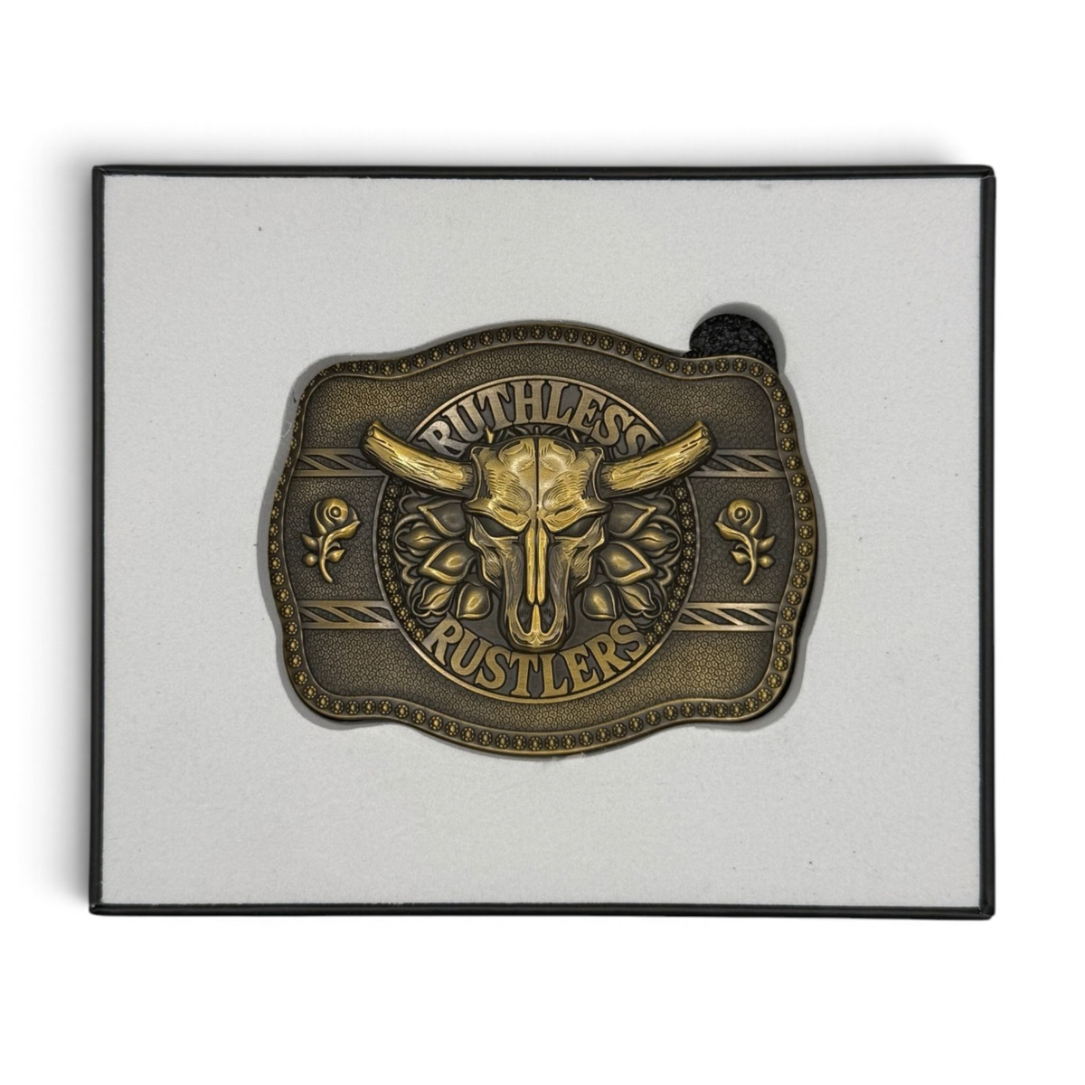 WILD ROSE BELT BUCKLE | Antique Gold