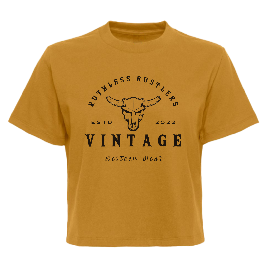 Ruthless Rustlers Vintage Western Wear - Boxy T-Shirt