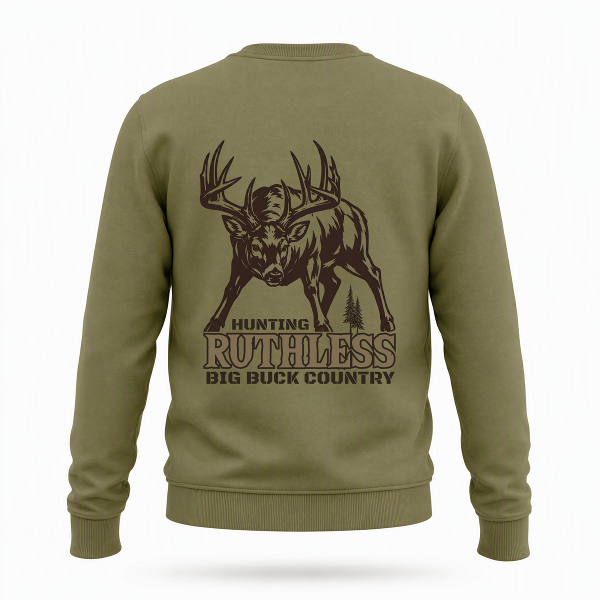 COTTON OUATÉ BIG BUCK COUNTRY | Vert armée