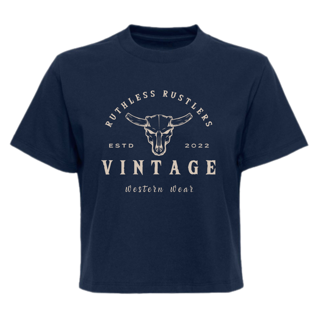 Ruthless Rustlers Vintage Western Wear - Boxy T-Shirt