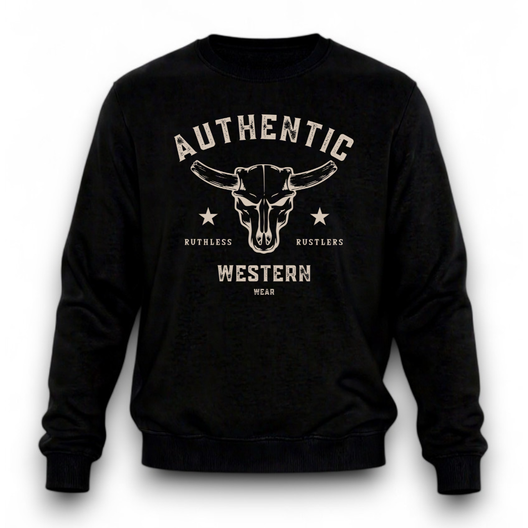Ruthless Rustlers Authentic Crewneck