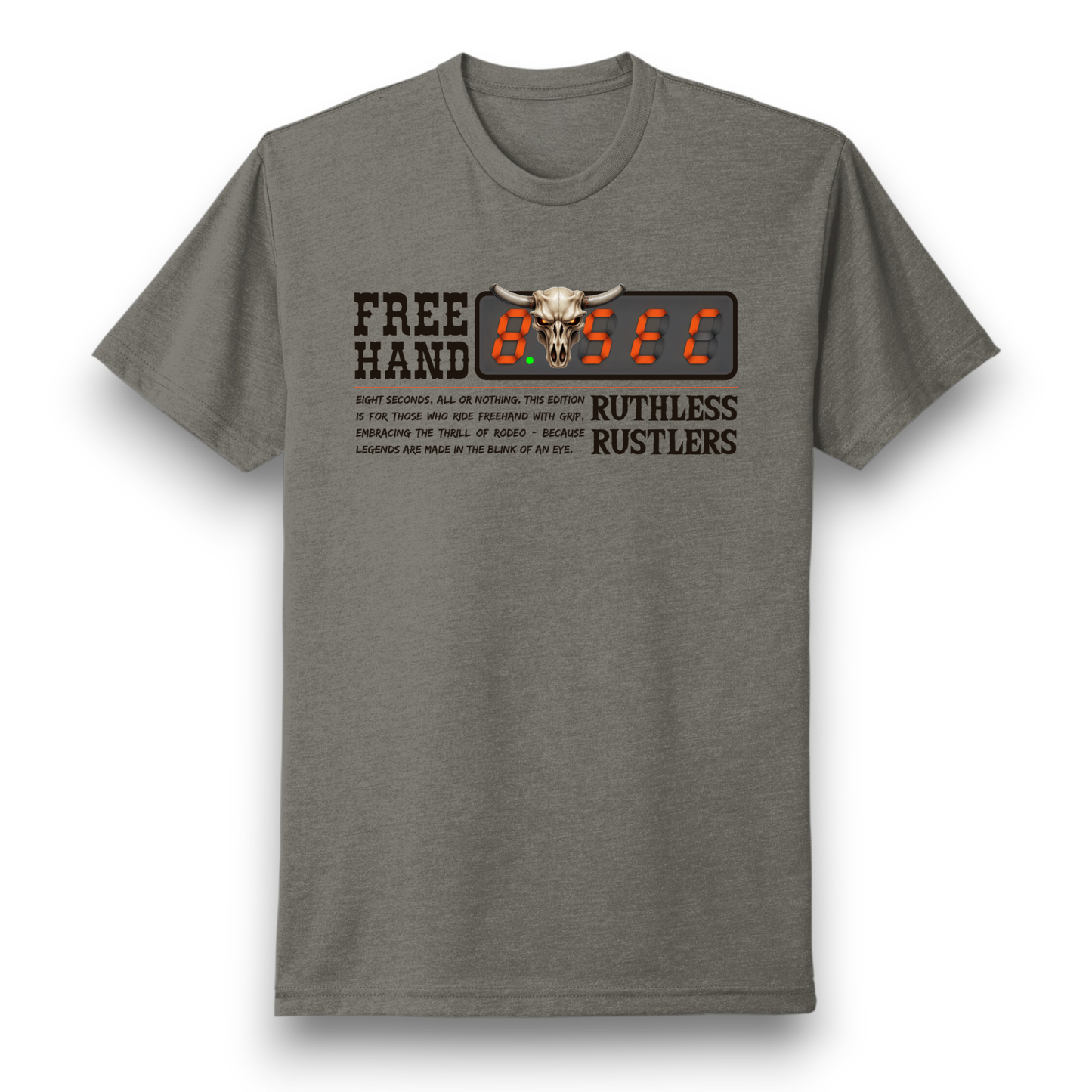 Ruthless Rustlers 8 Seconds T-Shirt