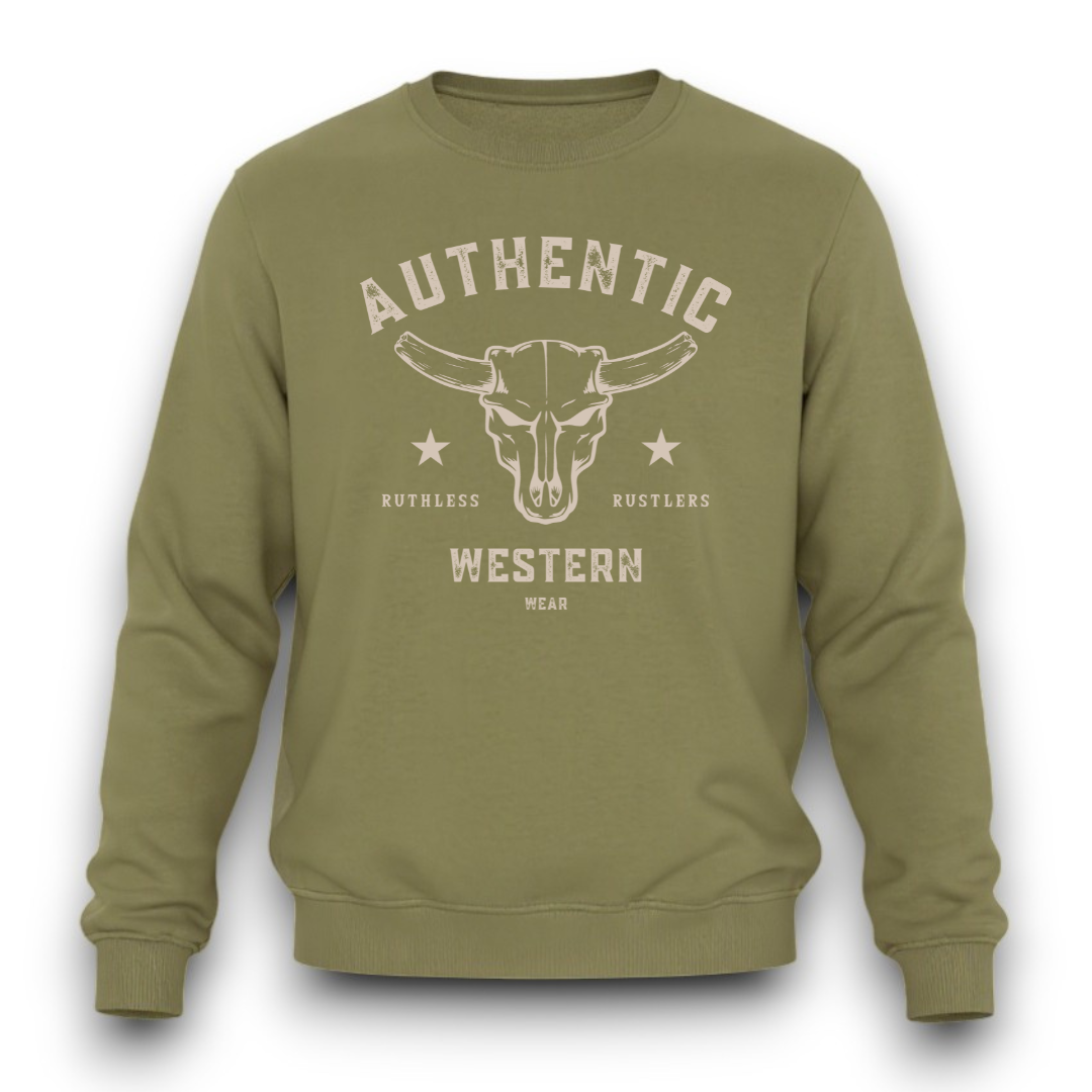 Ruthless Rustlers Authentic Crewneck