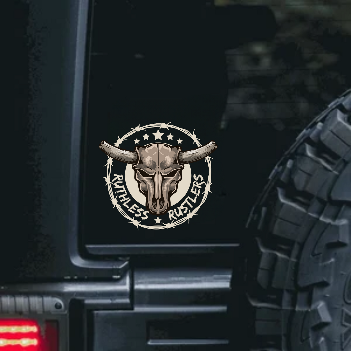 Ruthless Rustlers UV DTF Stickers