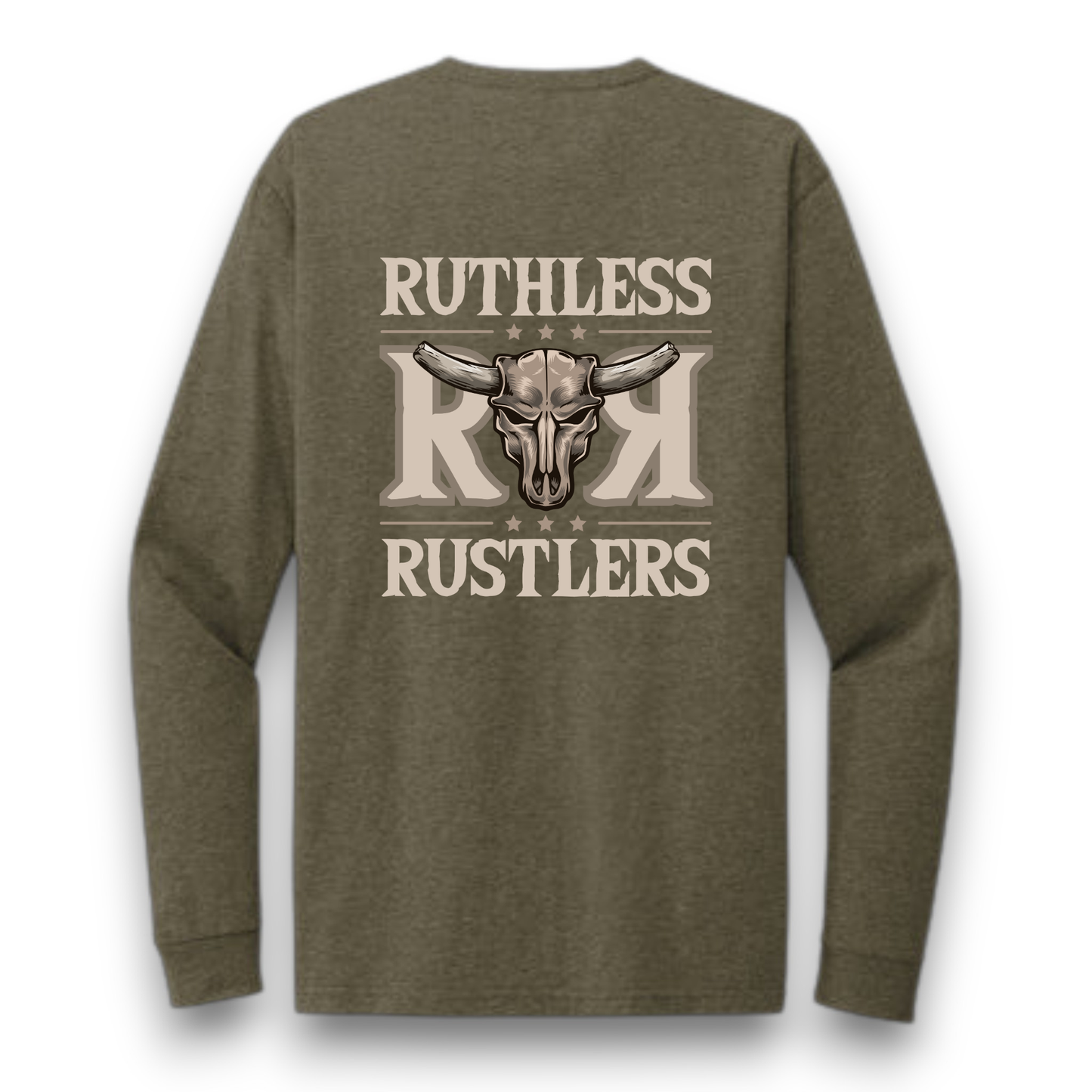Ruthless Rustlers RR Bold Long Sleeve T-Shirt