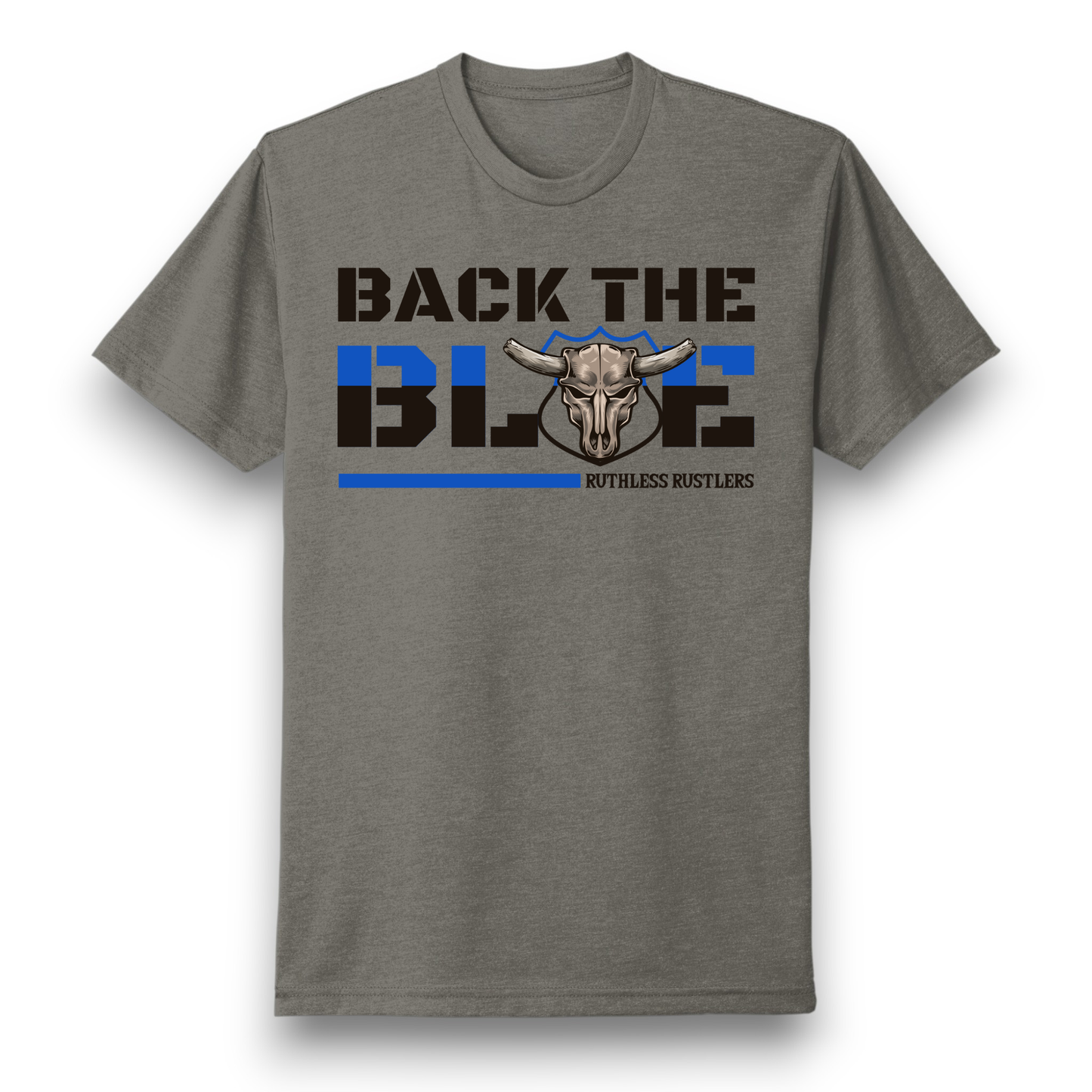 Ruthless Rustlers Back The Blue T-Shirt