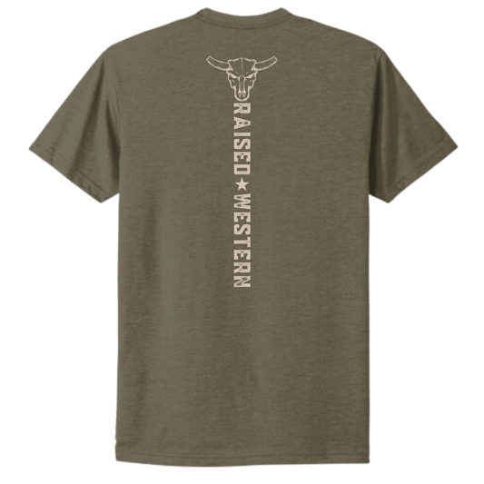 COUNTRY ROOTS T-SHIRT | Army Green