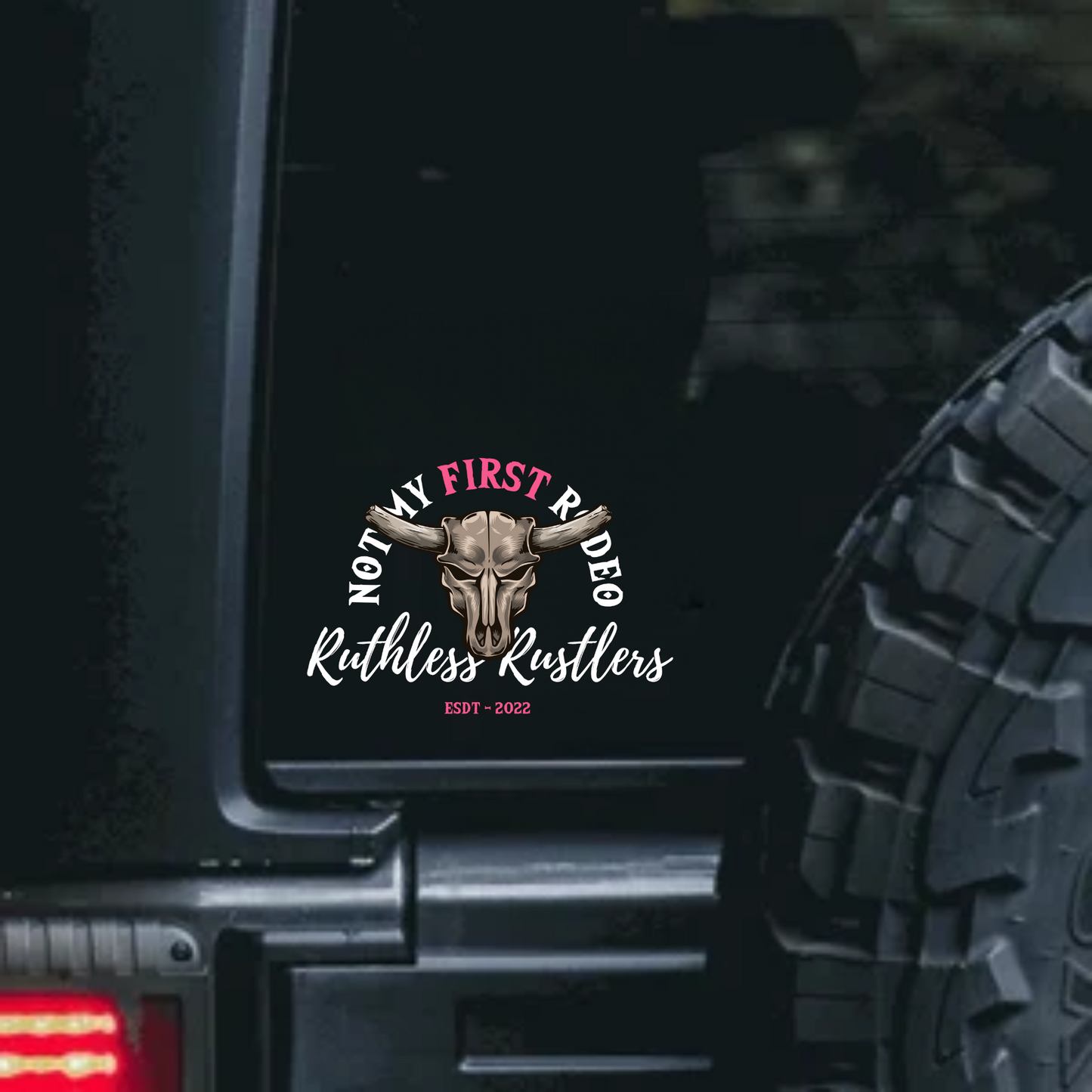 Ruthless Rustlers UV DTF Stickers
