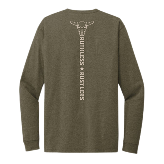 AUTHENTIC WESTERN LONG SLEEVE T-SHIRT | Army Green