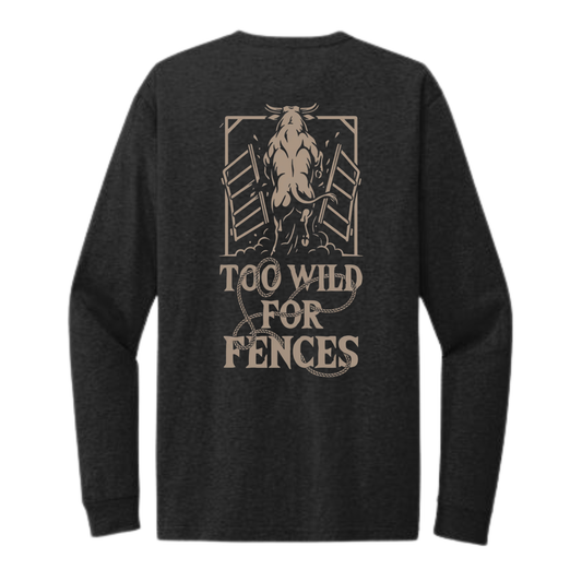 T-SHIRT MANCHES LONGUES RR LIVESTOCK CO. | Noir