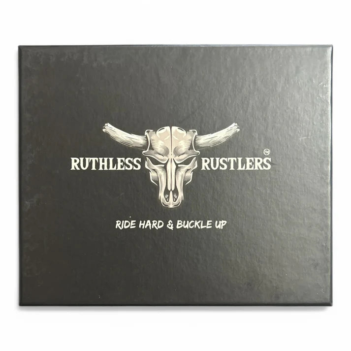 Boucle de ceiture Ruthless Rustlers Wild Rose | Argent Antique
