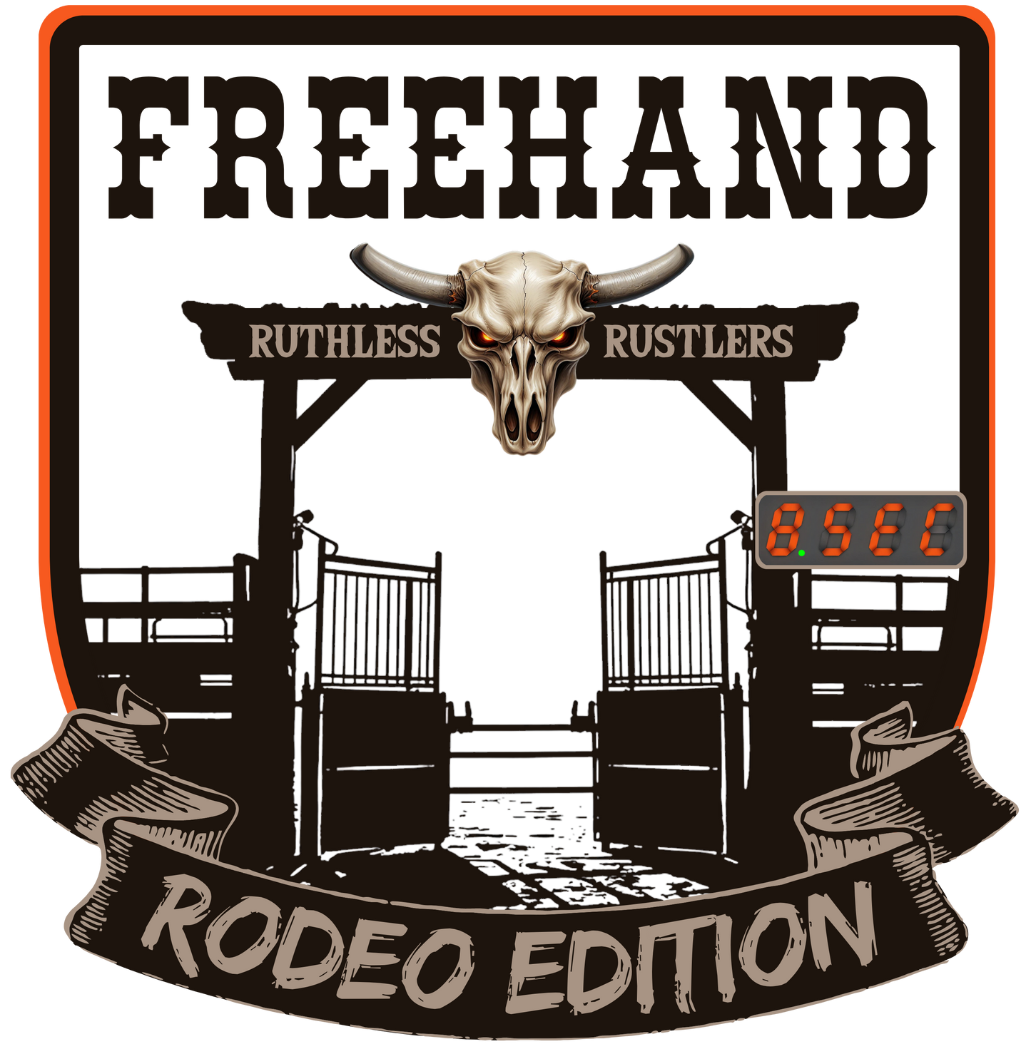 Ruthless Rustlers Free Hand T-Shirt