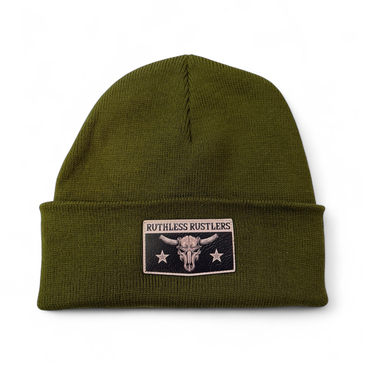 Ruthless Rustlers Cuff Toque | Army Green