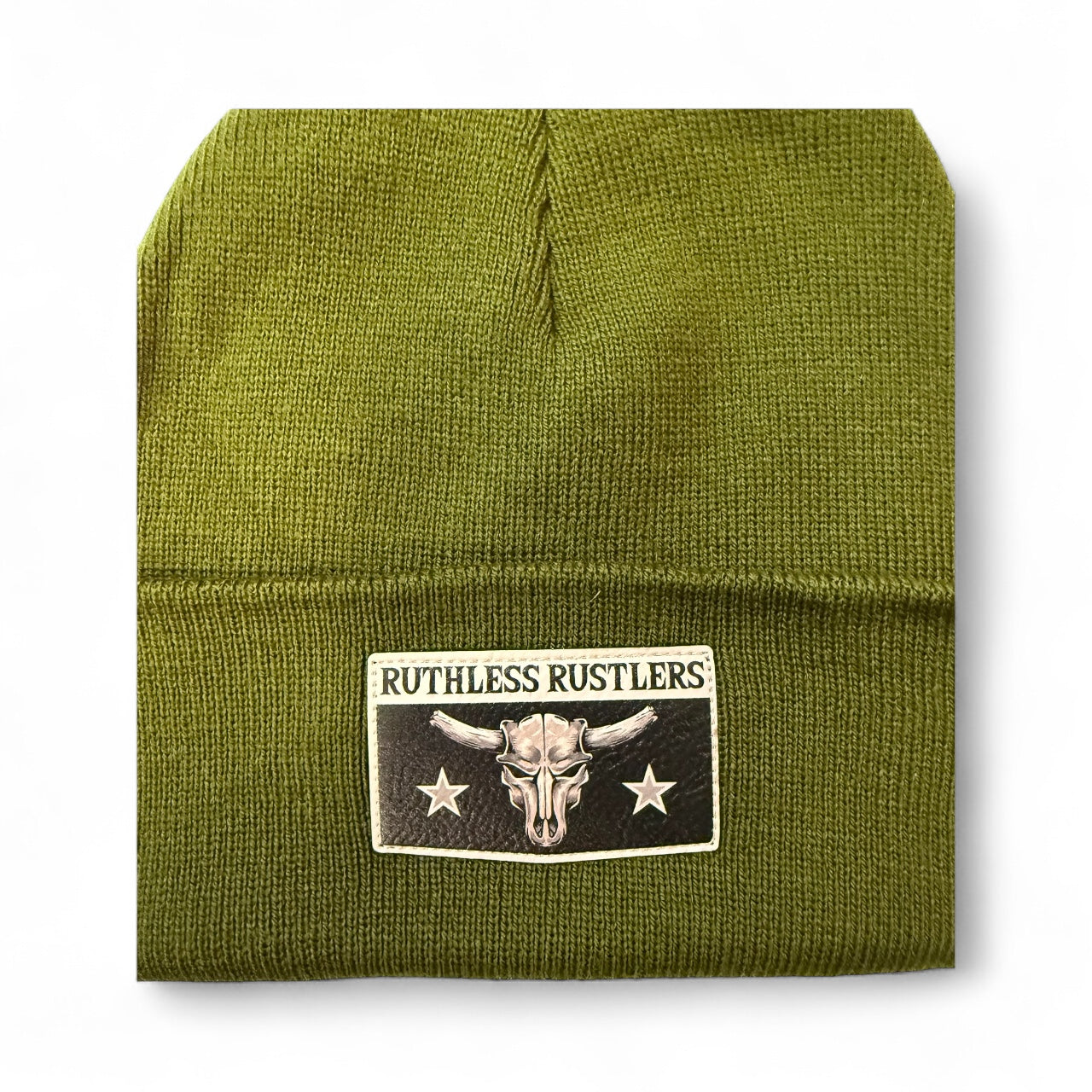 Ruthless Rustlers Cuff Toque | Army Green