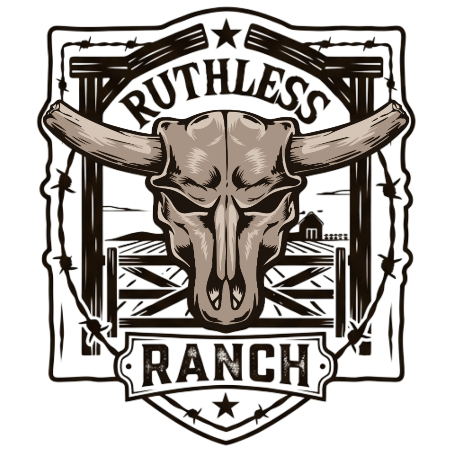 T-SHIRT RUTHLESS RANCH | Sable