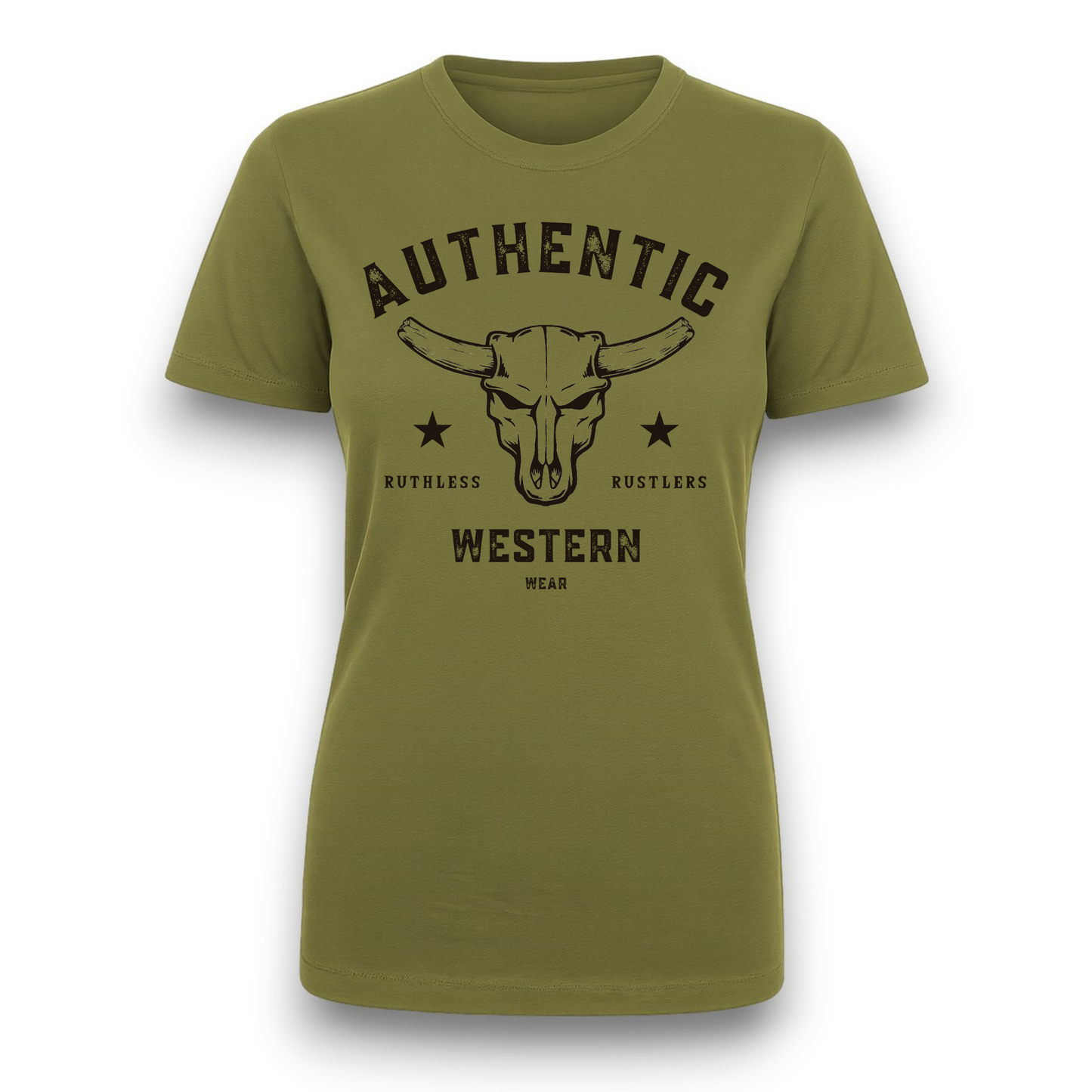 Ruthless Rustlers Authentic Women T-Shirt