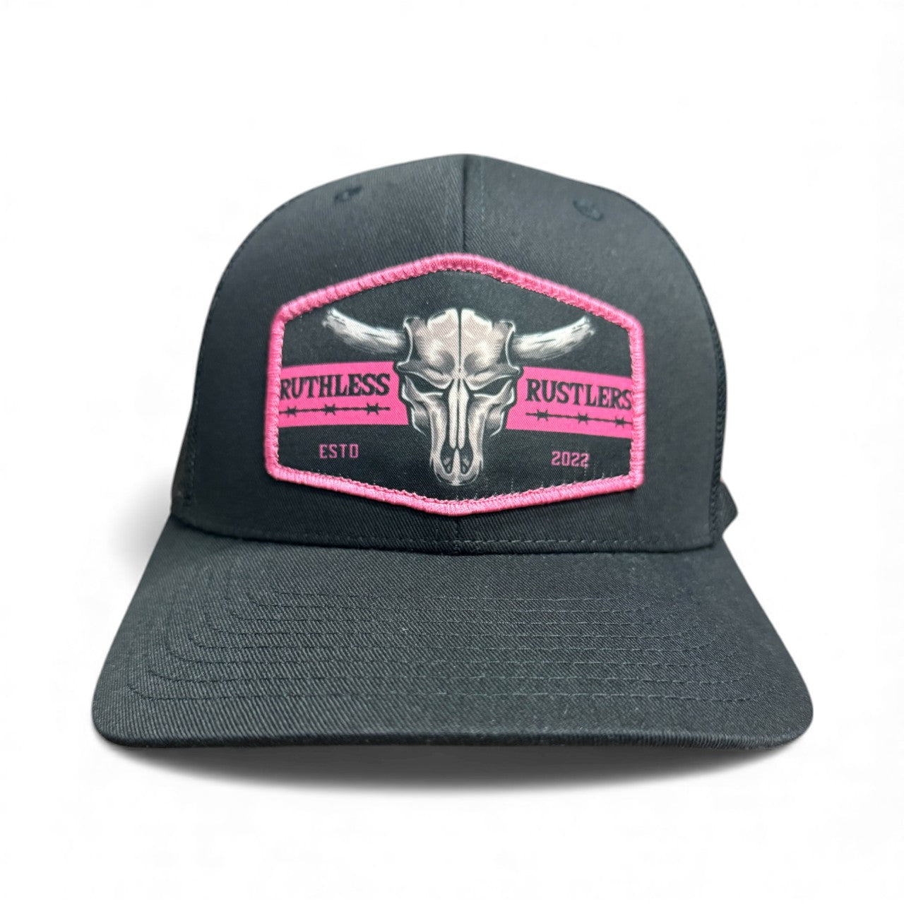 Ruthless Rustlers Barbed Wire Trucker Cap | Black
