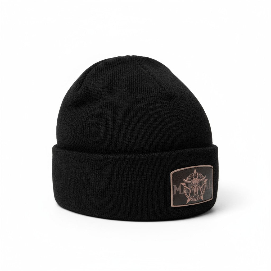 Ruthless Rustlers Marshal Cuff Toque | Black