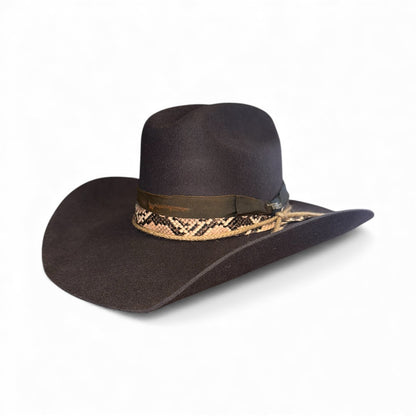 TEXAS HOLD'EM Cowboy Hat | DARK BROWN