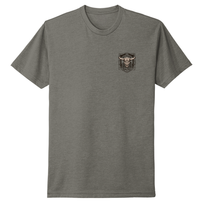 T-SHIRT RUTHLESS RANCH | Gris chaud