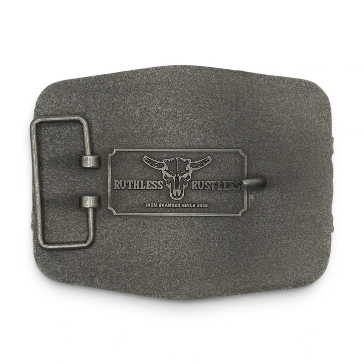 WIRED STRONG BELT BUCKLE | Antique Silver