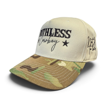 NOT HERE TO BEHAVE COMBO CAP | Beige/Original Camo