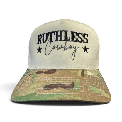 NOT HERE TO BEHAVE COMBO CAP | Beige/Original Camo