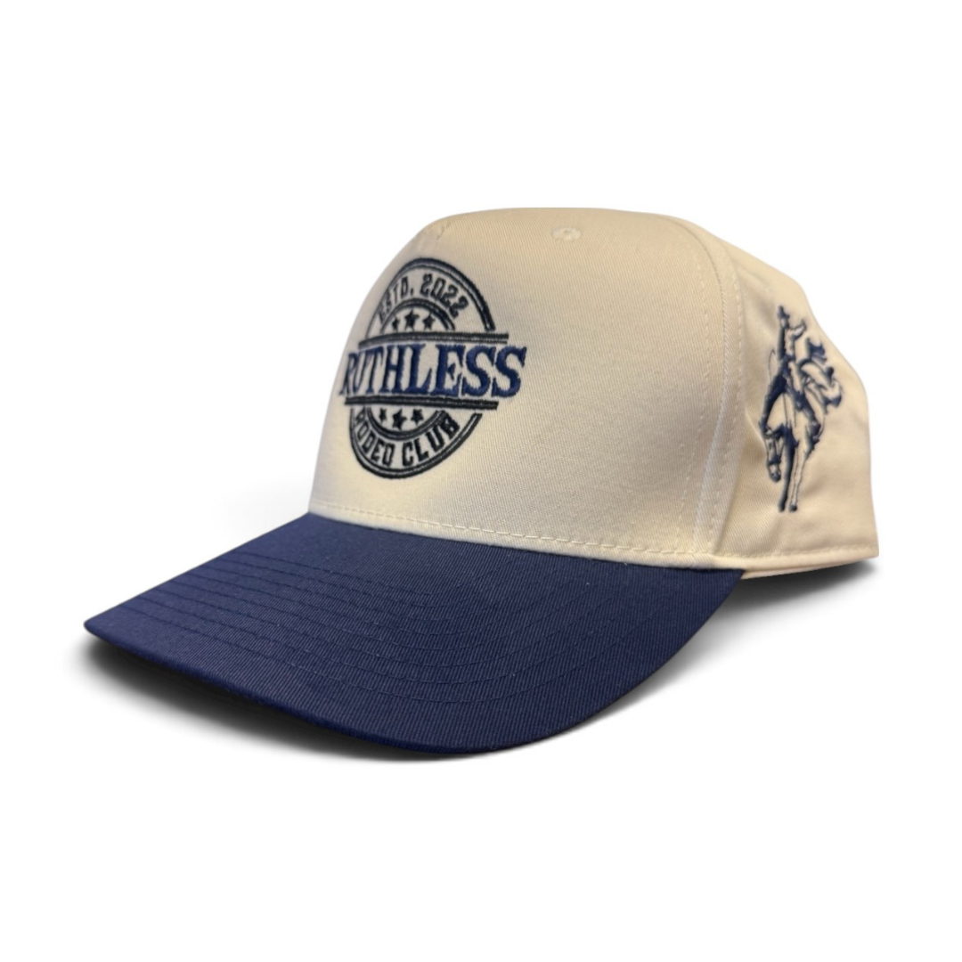 RUTHLESS RODEO CLUB COMBO CAP | Beige/Blue