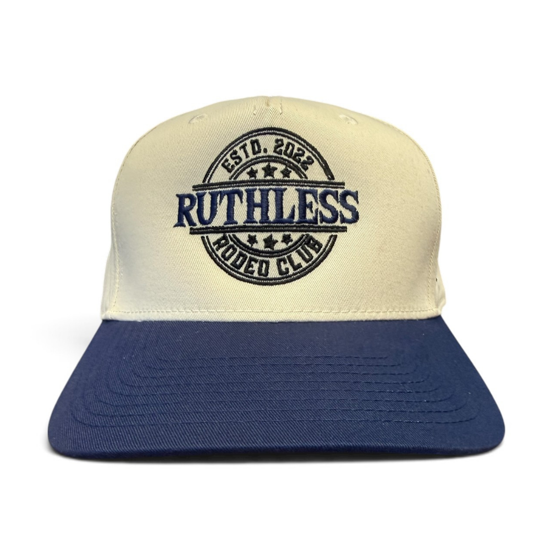 RUTHLESS RODEO CLUB COMBO CAP | Beige/Blue