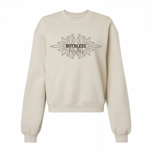 COTTON OUATÉ STITCHED WESTERN | Crème