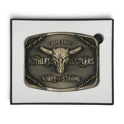 WIRED STRONG BELT BUCKLE | Antique Copper