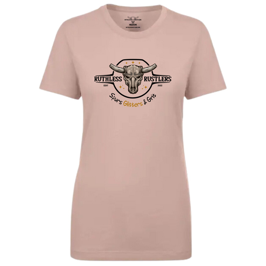 Spurs Glitters & Grit - Women T-Shirt | Desert Pink