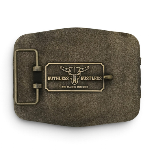 WIRED STRONG BELT BUCKLE | Antique Copper