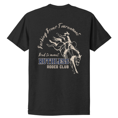 T-SHIRT BUCKING BRONC | Noir