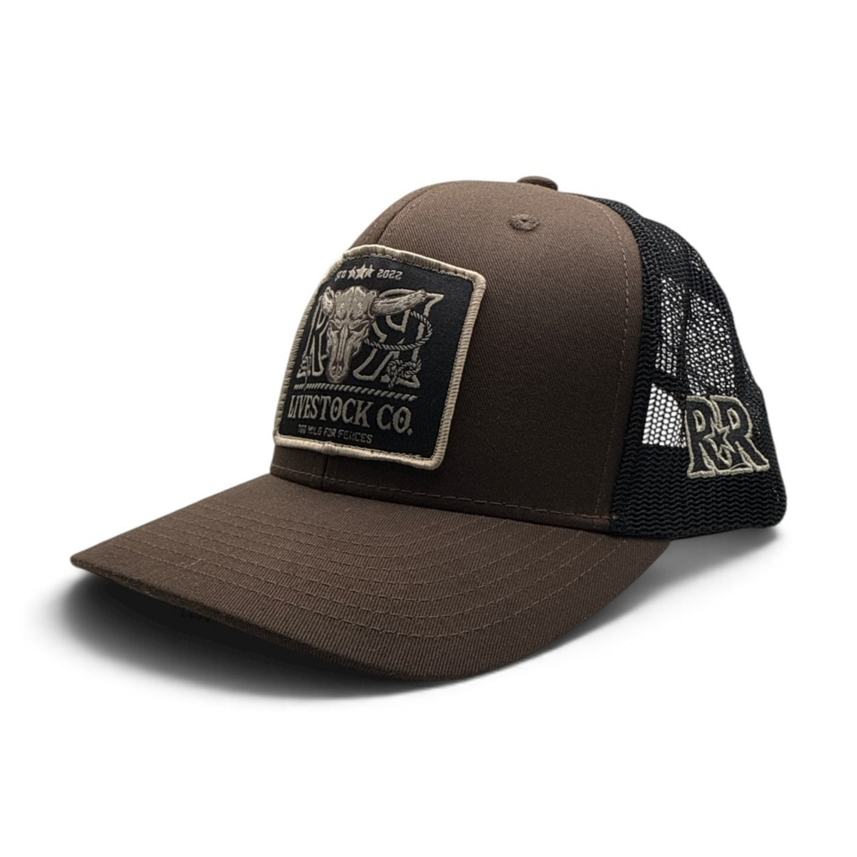 RR LIVESTOCK CO. TRUCKER CAP | Brown/Black