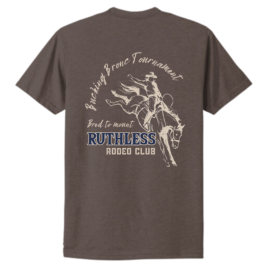 BUCKING BRONC T-SHIRT | Espresso