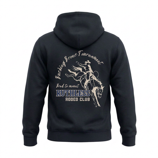 COTTON OUATÉ À CAPUCHON BUCKING BRONC | Bleu orage