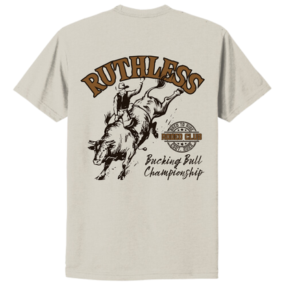 BUCKING BULL T-SHIRT | Sand