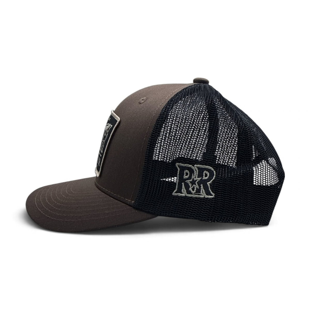 RR LIVESTOCK CO. TRUCKER CAP | Brown/Black