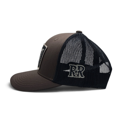 RR LIVESTOCK CO. TRUCKER CAP | Brown/Black