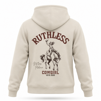 COTTON OUATÉ À CAPUCHON RUTHLESS COWGIRL RODEO | Os blanchis