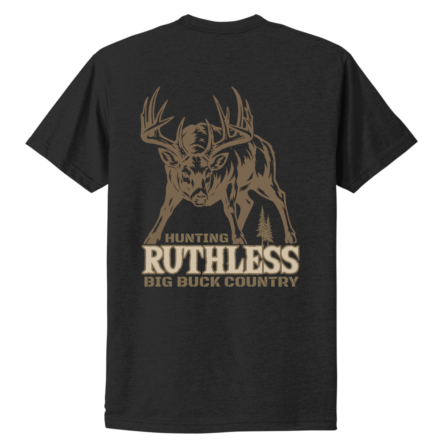 T-SHIRT BIG BUCK COUNTRY | Noir