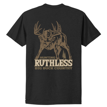 T-SHIRT BIG BUCK COUNTRY | Noir