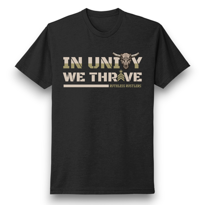 Ruthless Rustlers In Unity We Thrive T-Shirt