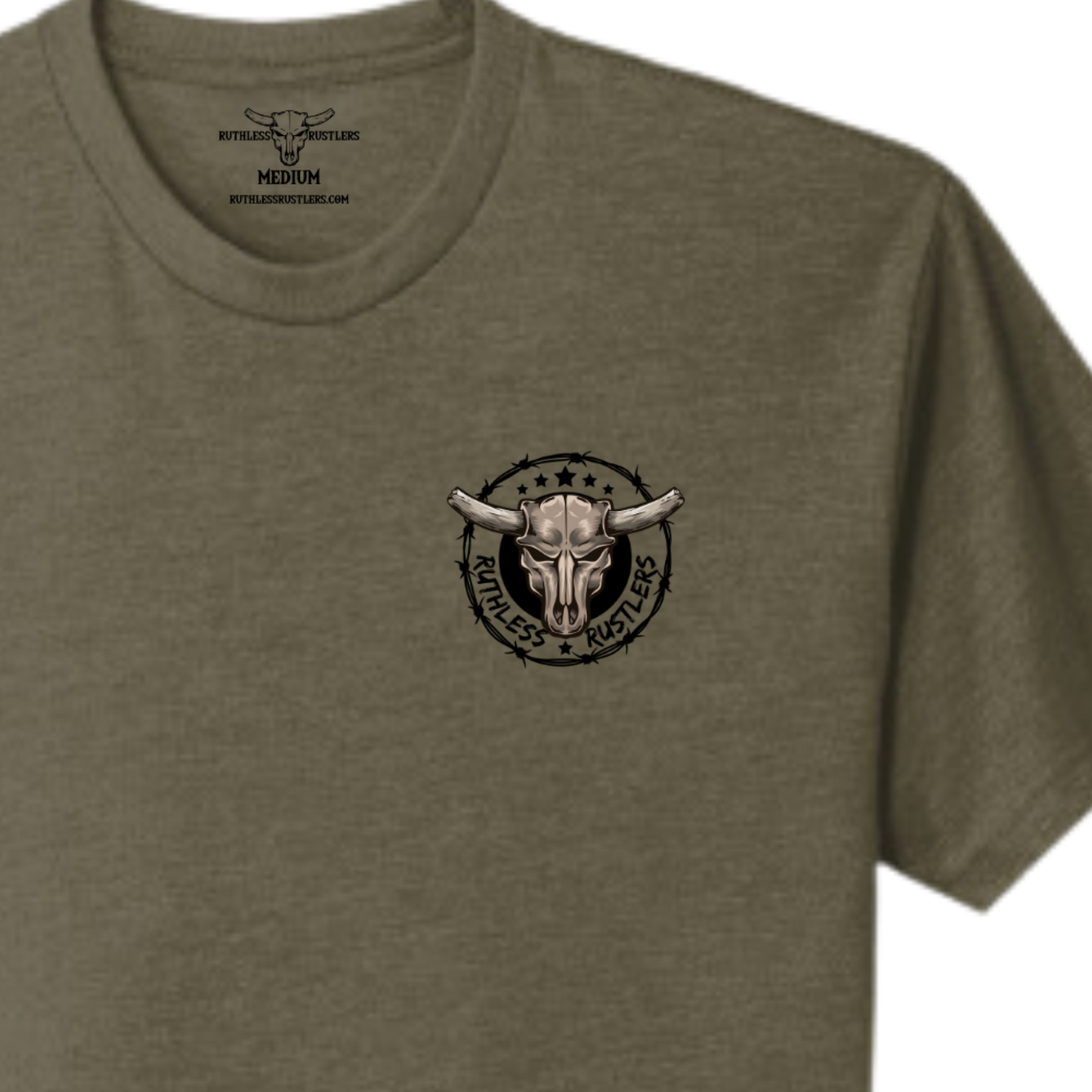 RR Rancher - Unisex T-Shirt | Army Green